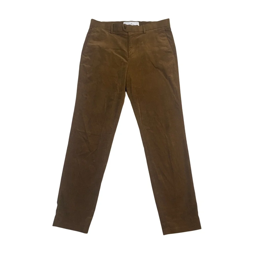 Banana Republic Traveler Corduroy Slim Fit Pants Brown Mens 34x32 619087-02